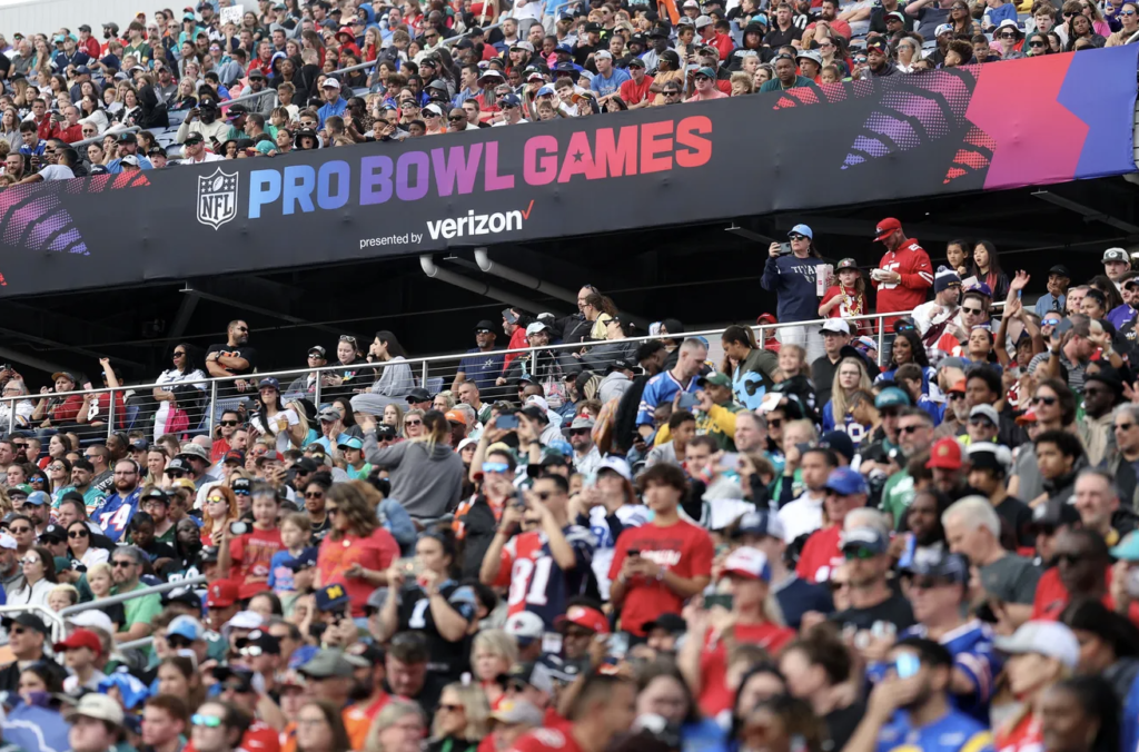 Fans at the Pro Bowl in Orlando, Florida. (Nathan Ray Seebeck, USA TODAY Sports)